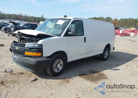 2020 Chevrolet Express Cargo Rwd 2500 Regular Wheelbase Wt из США, поврежденный, VIN 1GCWGAFP5L1186360